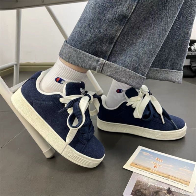 Niche Vintage Chunky-soled Sneakers