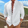 Langeärmeliges Loose-Fit-Shirt aus Polyester – Bild 10 | LuxeStyle