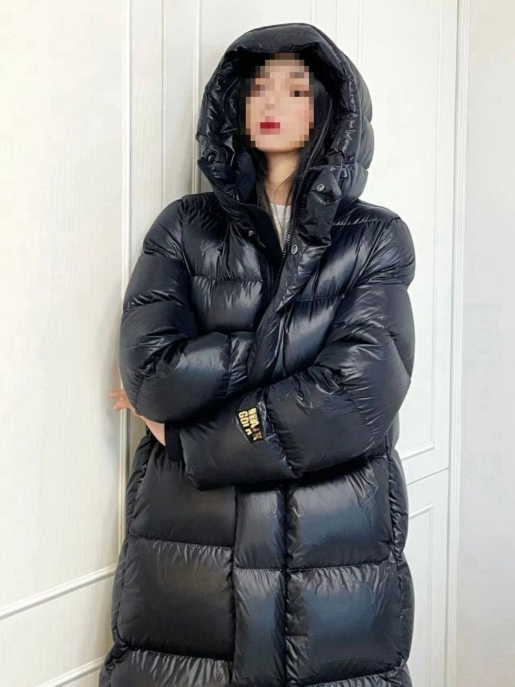 Lange Winter-Daunenjacke für Damen – Bild 6 | LuxeStyle