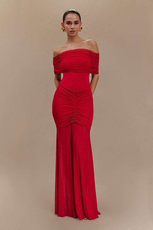 Elegantes Patchwork-Kleid