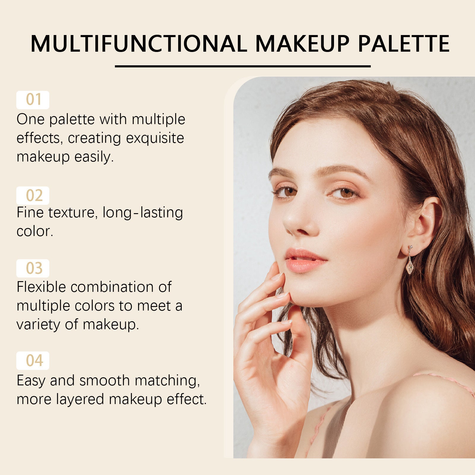Umfassende Make-up Palette für Augen & Gesicht