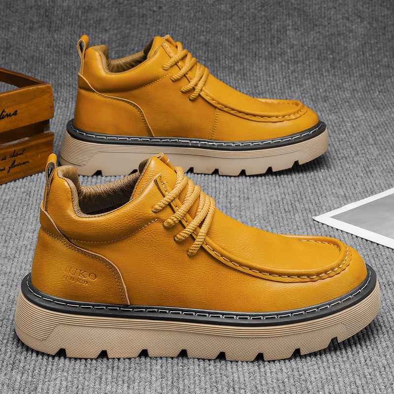 Retro Martin Plattform Arbeitsstiefel Herren – Bild 2 | LuxeStyle