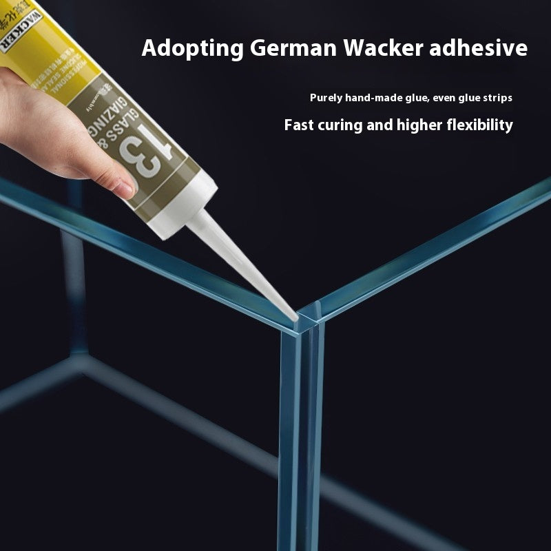 Glas-Aquarium für den Schreibtisch