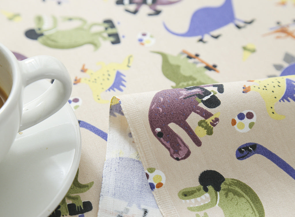 Bedruckter Baumwoll-Twill mit Cartoon-Motiven – Bild 5 | LuxeStyle