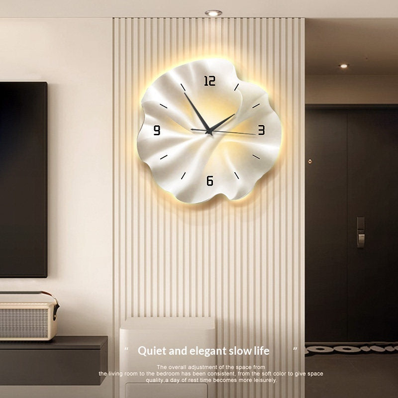 Stille abstrakte 3D Wanduhr