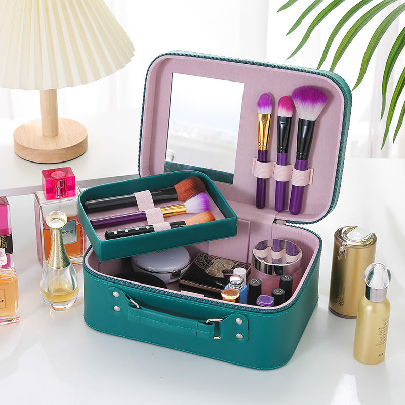 Kosmetiktasche aus PU-Leder – Bild 2 | LuxeStyle