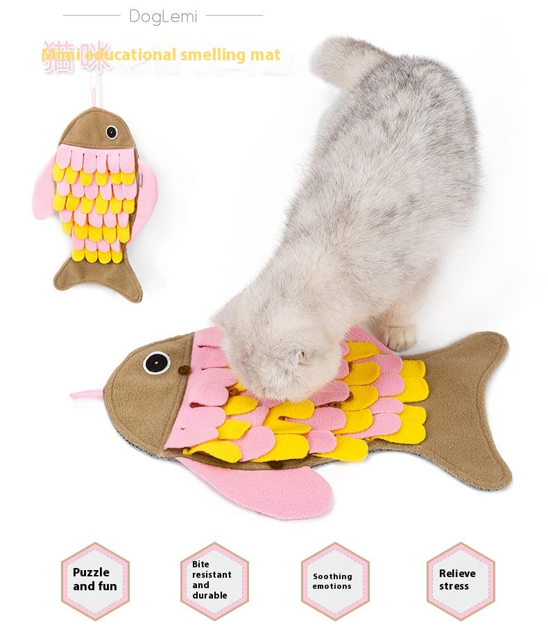 Fischförmige Schnüffeldecke für Katzen – Bild 12 | LuxeStyle