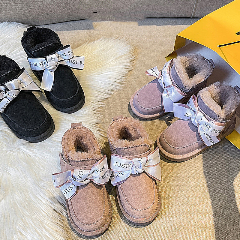 Warme Leder-Winterstiefel für Kinder – Bild 5 | LuxeStyle