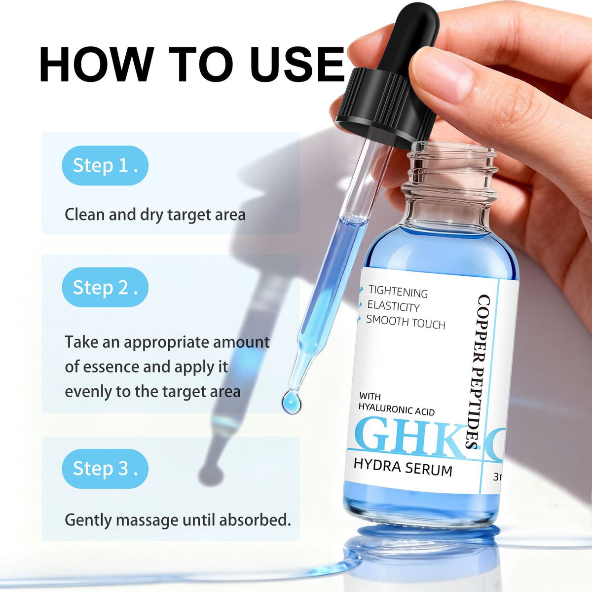 Blaues Kupferpeptid Feuchtigkeitsfluid – Bild 5 | LuxeStyle