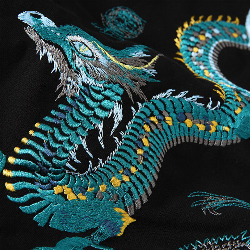 Hoodie mit Stickerei
