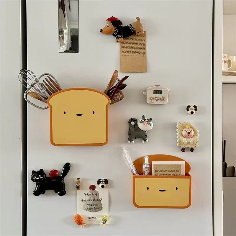 Magnetische Toast-Aufbewahrungsbox für den Kühlschrank – Bild 3 | LuxeStyle