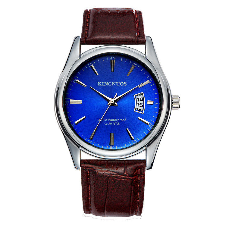 Herrenuhr mit Kalender und Edelstahlarmband – Bild 11 | LuxeStyle