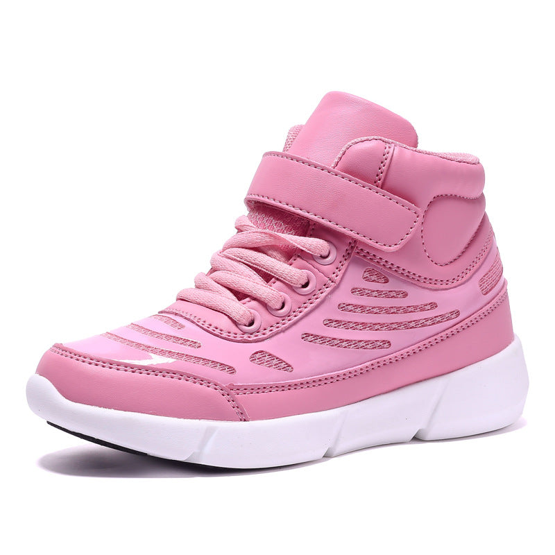 Flying Woven High-top LED-Freizeitschuhe – Bild 3 | LuxeStyle