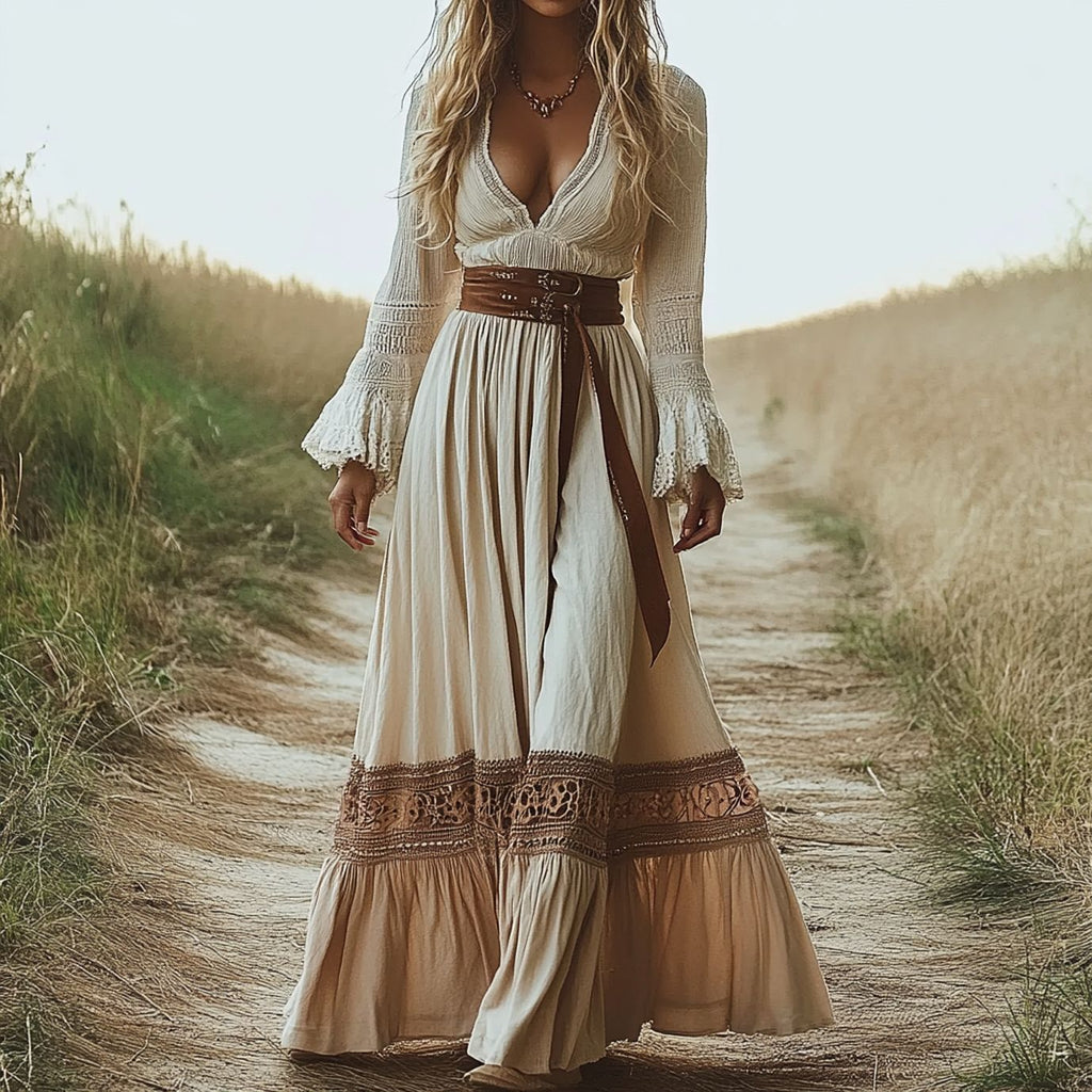 Retro-Western-Kleid
