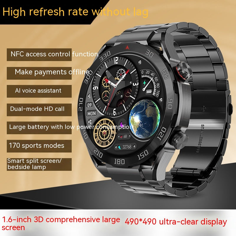 Smartwatch mit 1.6 Zoll HD-Bildschirm und Bluetooth – Bild 7 | LuxeStyle