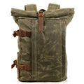 Rucksack aus Canvas und Rindsleder | LuxeStyle