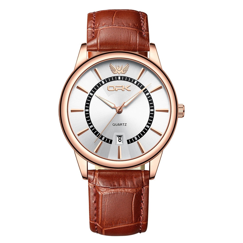 Quarz-Herrenuhr mit Datumsanzeige – Ansicht 3