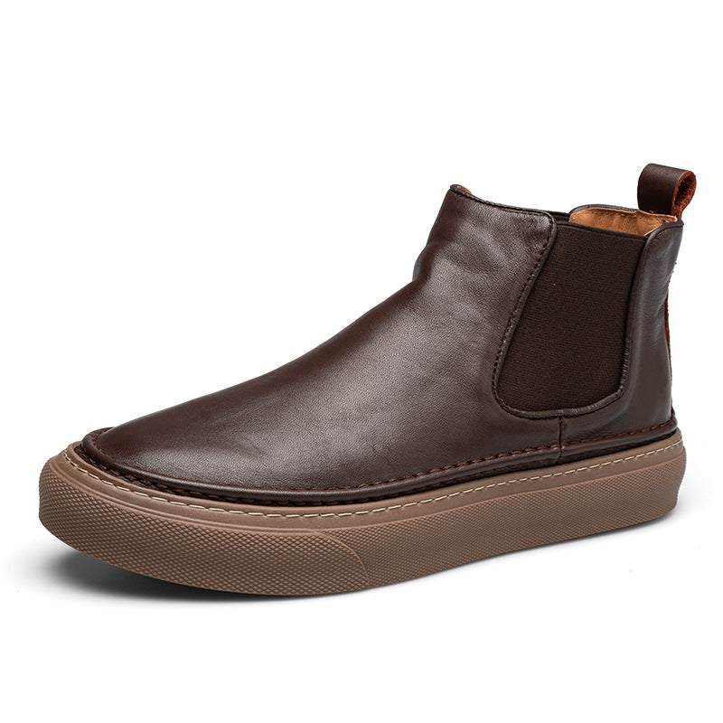 Britische High-Top Lederstiefel für Herren – Bild 8 | LuxeStyle
