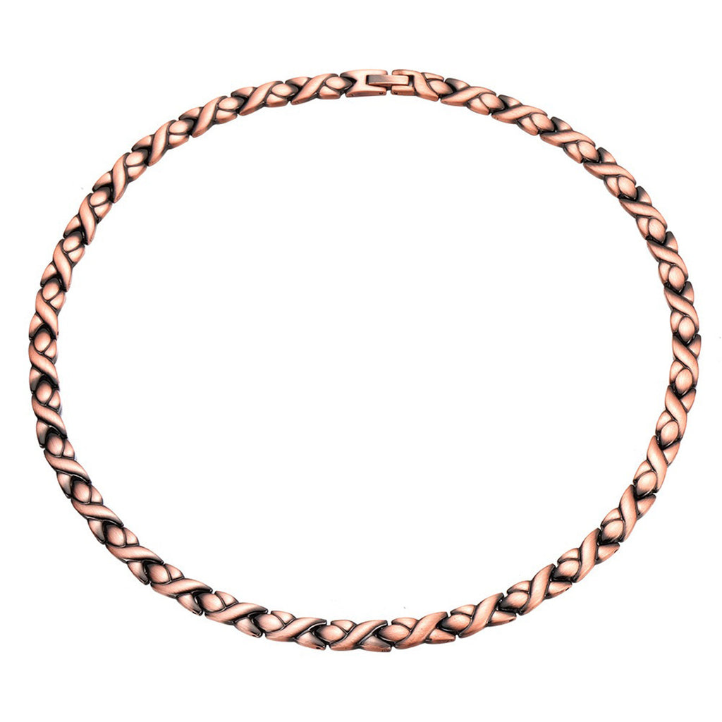 Kupfer-Flechtkette im Vintage-Stil