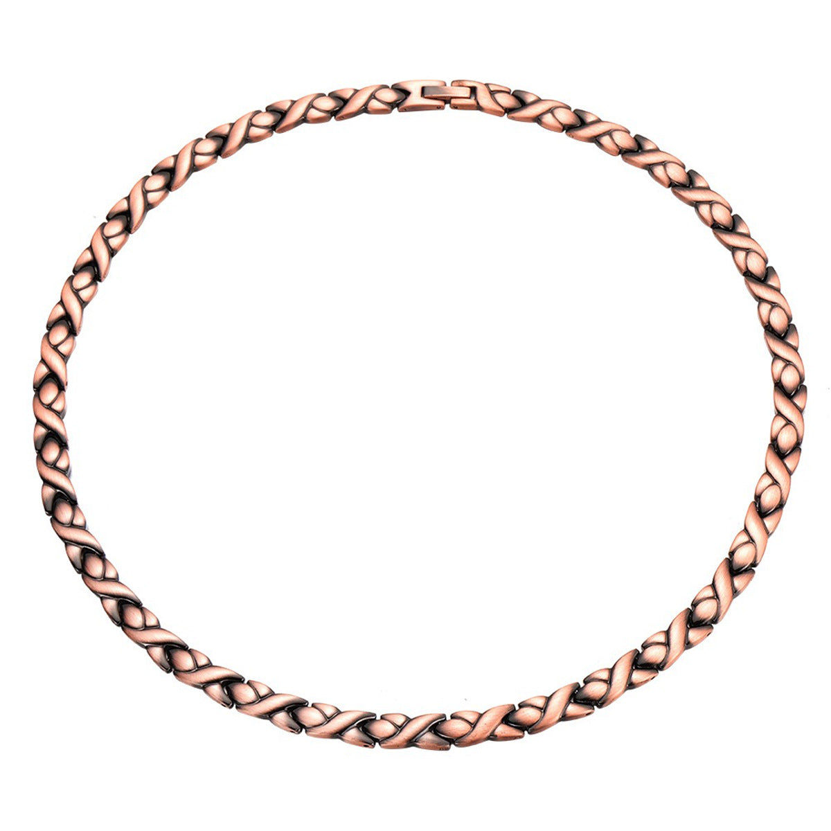 Kupfer-Flechtkette im Vintage-Stil