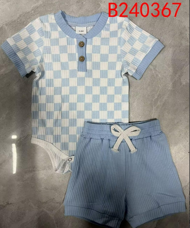 Baby-Strampler-Set mit Polo-Kragen – Bild 3 | LuxeStyle