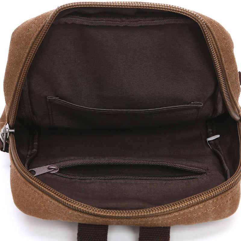 Freizeit Canvas Umhängetasche für Herren – Bild 3 | LuxeStyle
