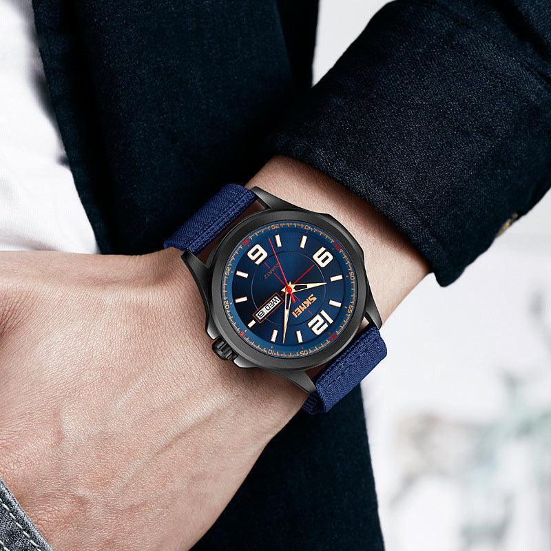 Klassische Herrenuhr, Quarz, rund, Leuchtzeiger – Bild 3 | LuxeStyle