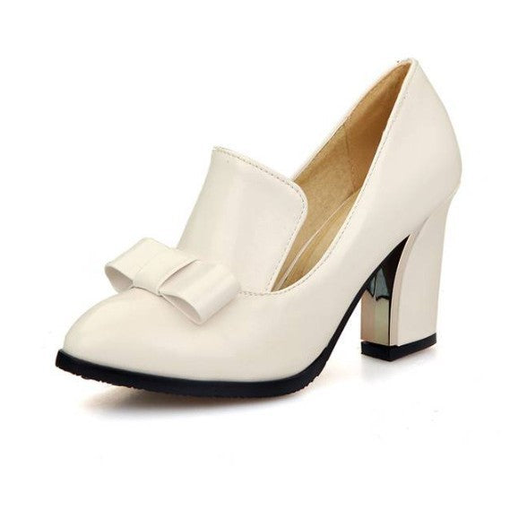 Retro High Heels mit Chunky Absatz