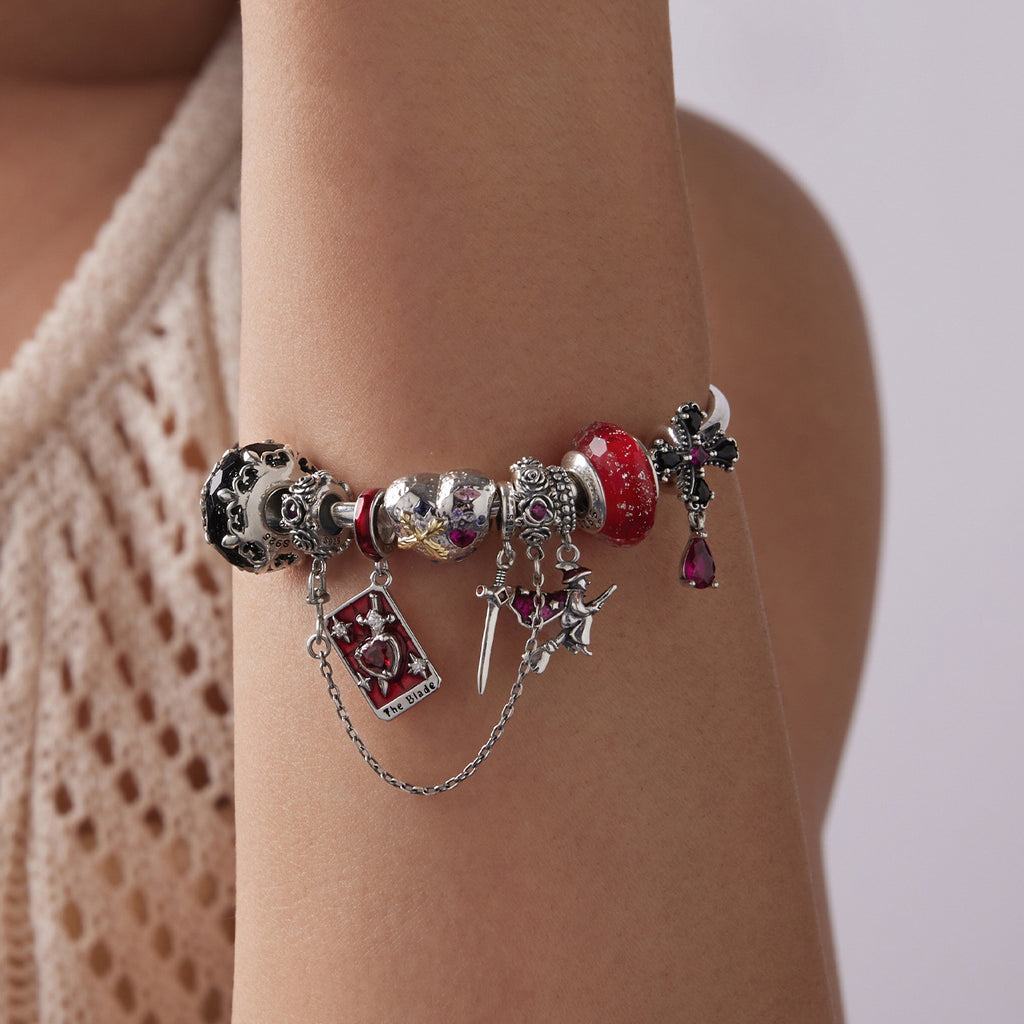 Tarot-Schmuckarmband mit S925 Silber Anhänger – Bild 1 | LuxeStyle