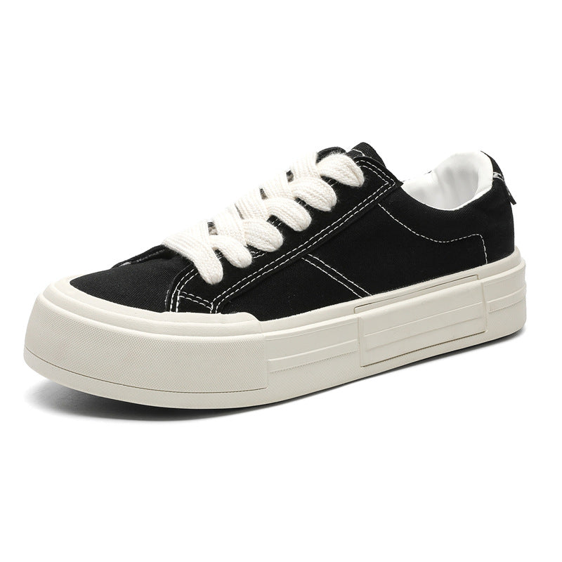 Canvas Plateau-Sneaker für Damen