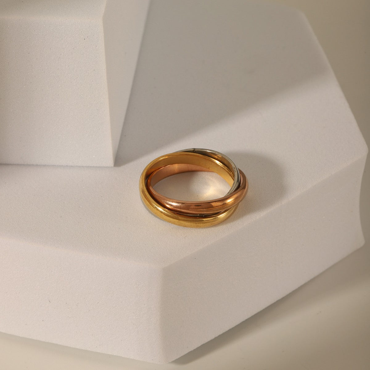 Dreistufiger Edelstahlring – Bild 5 | LuxeStyle