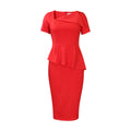 Elegantes Off-Shoulder Midi-Kleid – Bild 8 | LuxeStyle