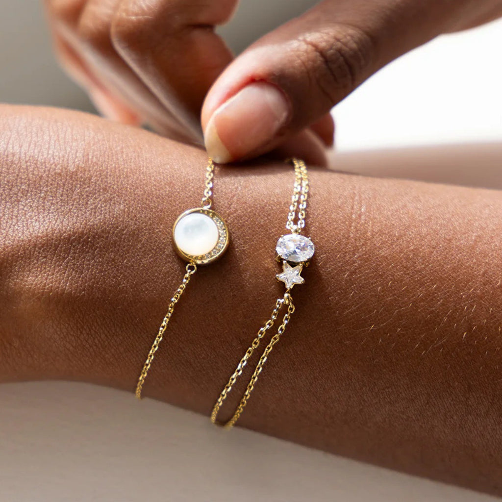 Diamant-Kettenarmband