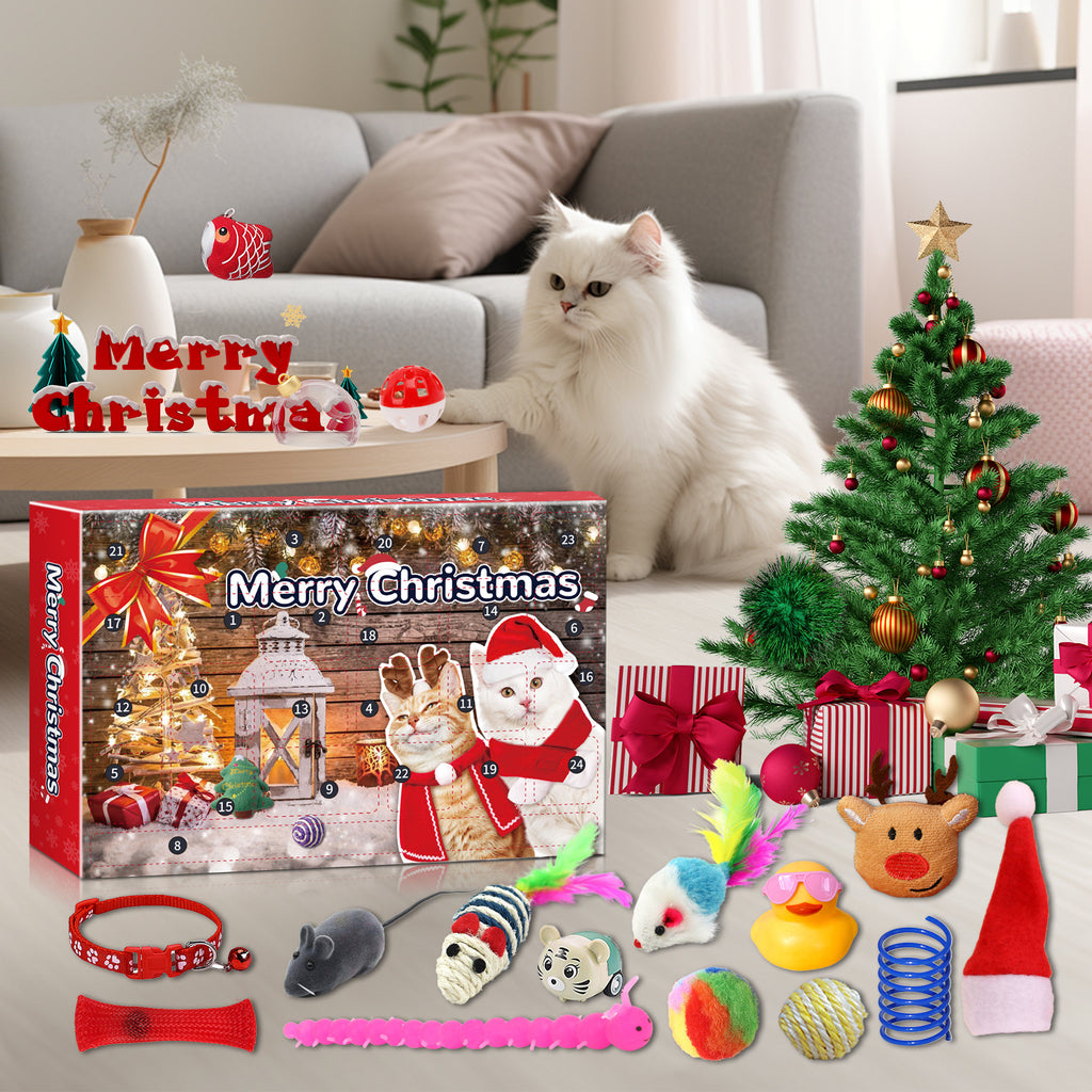 Weihnachts-Countdown Katzen Spielzeug