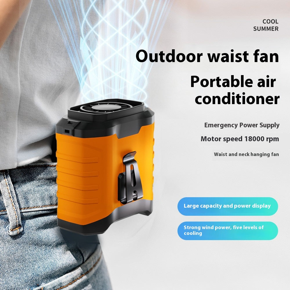 Tragbarer Clip-Ventilator mit Akku
