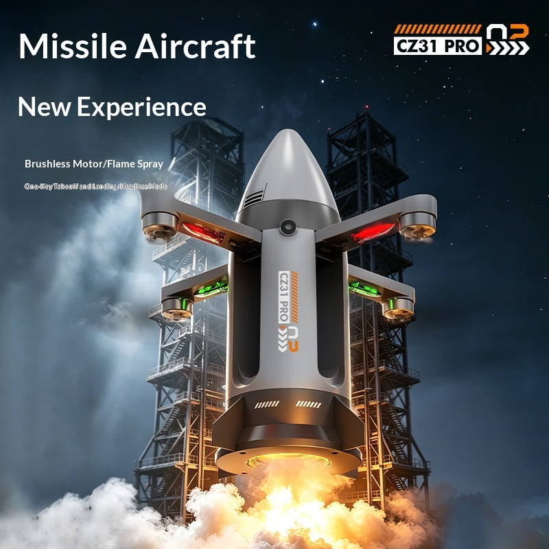 Mini-Rakete mit Fernsteuerung