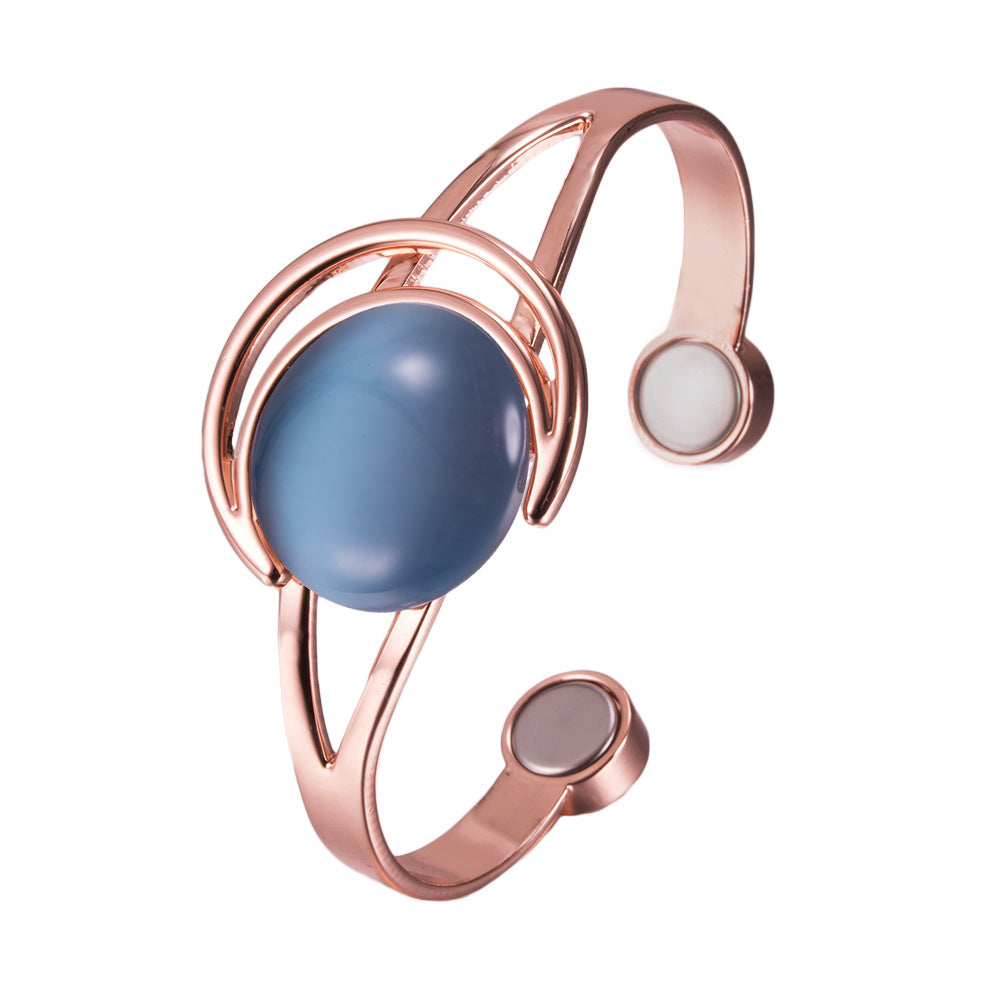 Retro Cat-Eye Kupferarmband