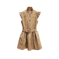 Französisches Chic Bienen-Stickerei Volant-Kleid – Bild 1 | LuxeStyle