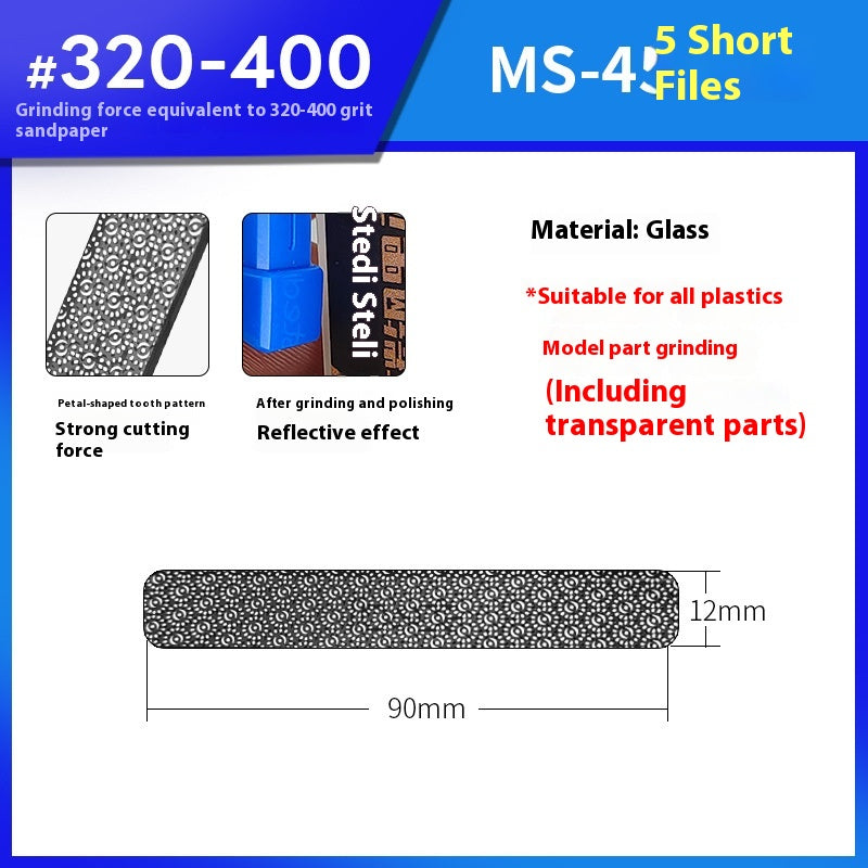 Nagelfeile aus Glas für Glanz