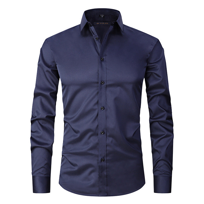 Unifarbener Stretch-Cardigan für Herren – Bild 6 | LuxeStyle