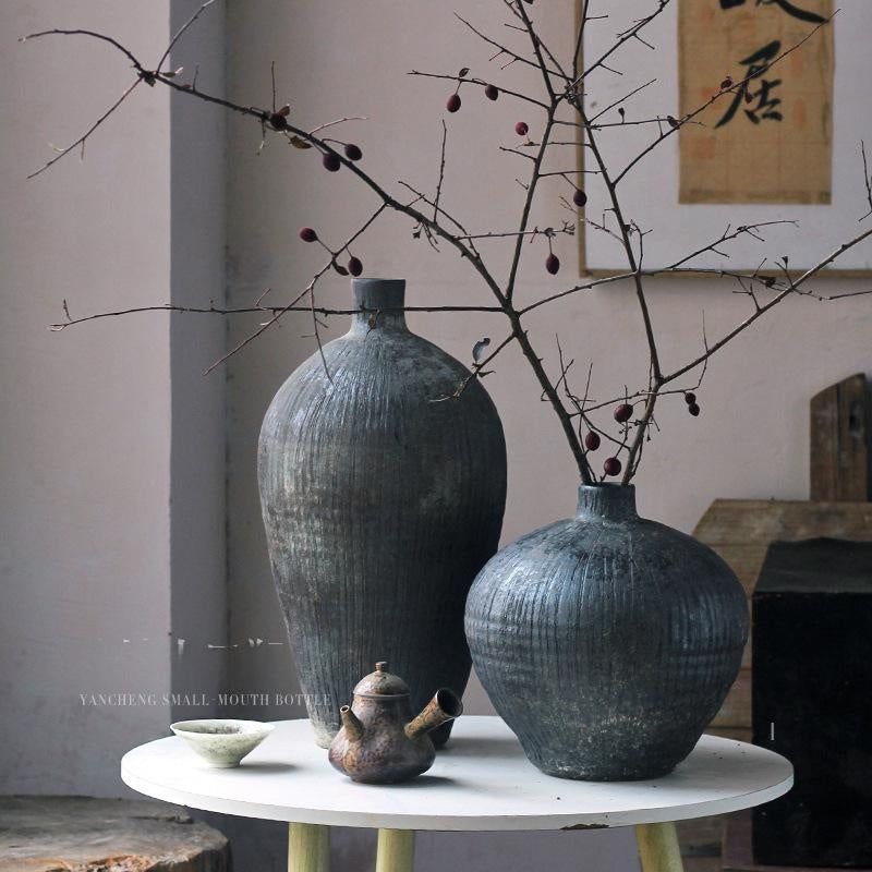 Vintage Keramikvase im Neoklassik-Stil