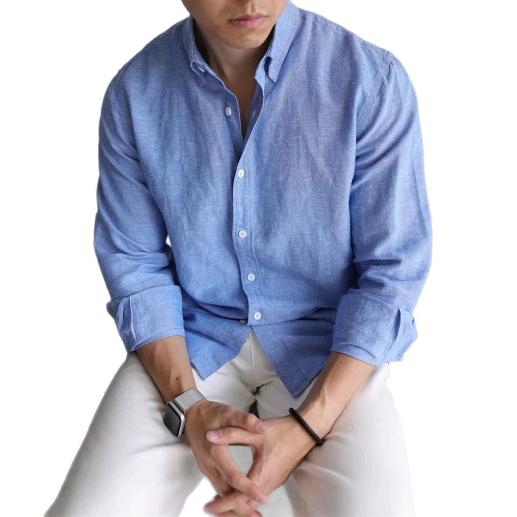 Herren Langarmhemd