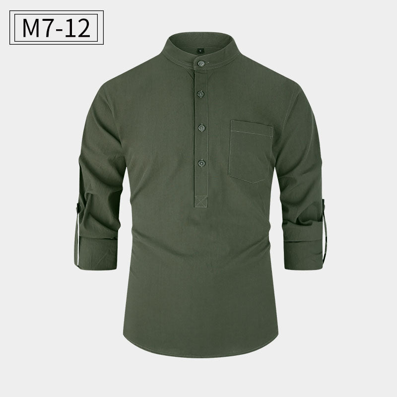 Herren Baumwollhemd – Lässiger Stil – Bild 2 | LuxeStyle