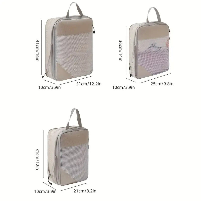 3er-Set wasserdichte Reise-Organizer