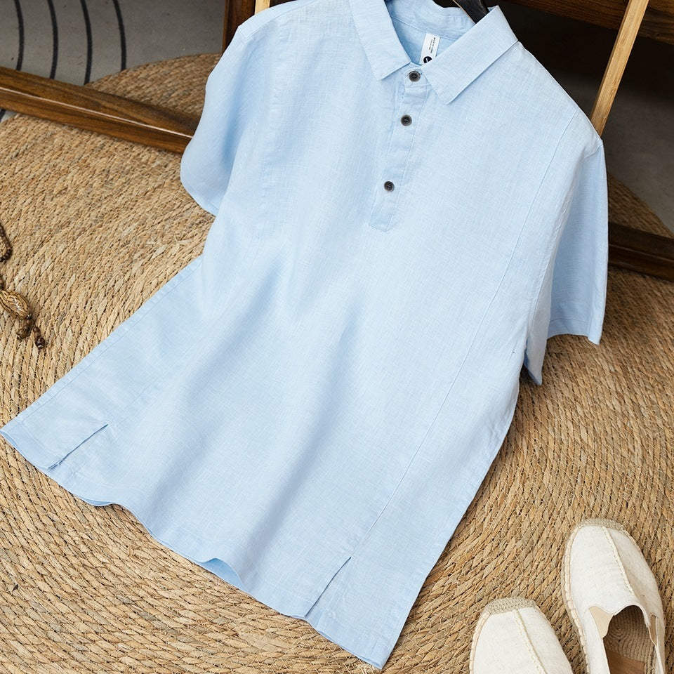 Leichter Sommer-Shirt aus Leinen