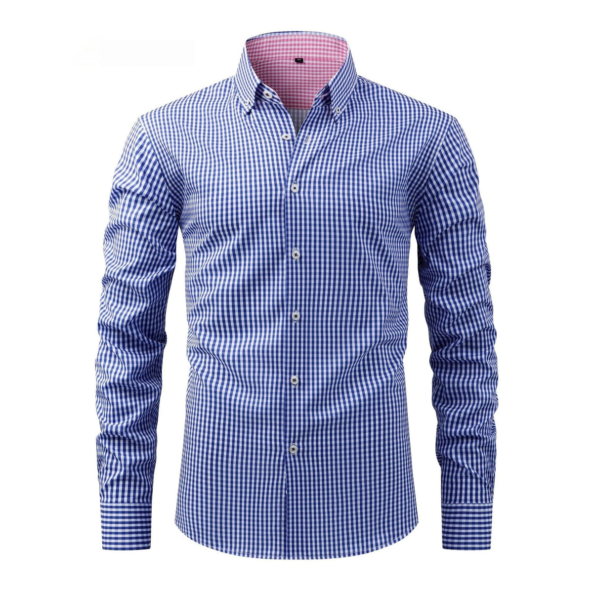 Herren Langarmhemd mit Stretch und Digitaldruck – Bild 8 | LuxeStyle