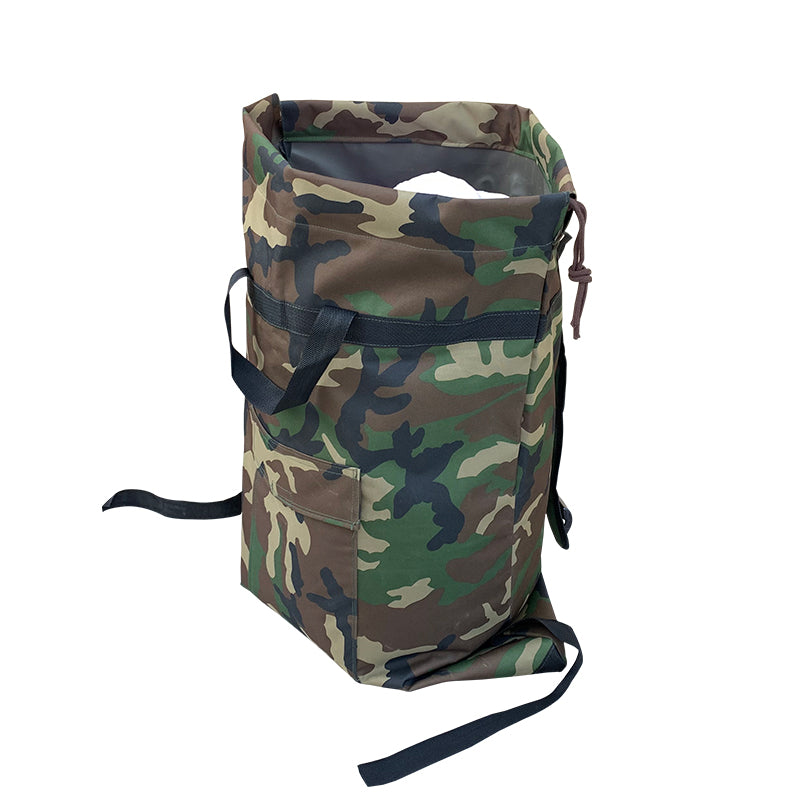 Tarnfarbener Rucksack mit Zugband, wasserdicht – Bild 5 | LuxeStyle