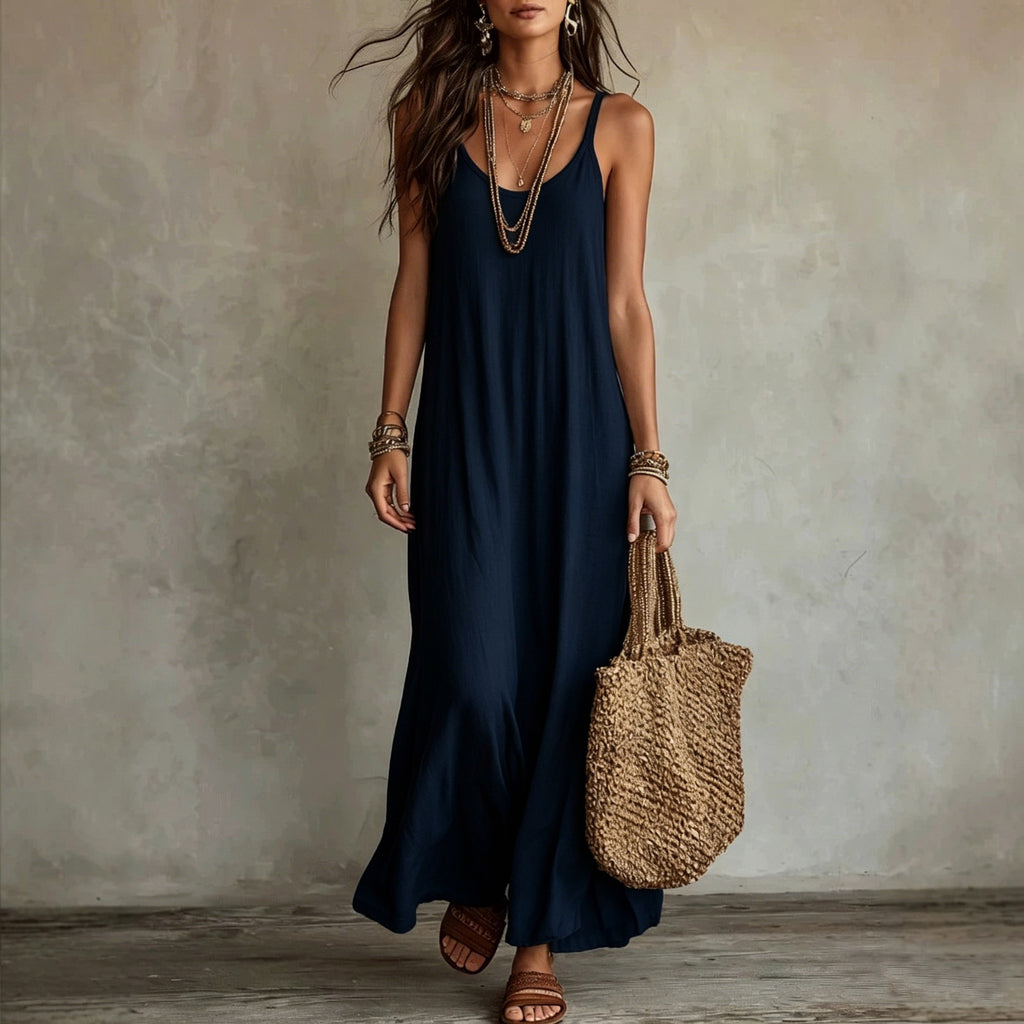 Boho-Maxikleid im Loose-Fit – Bild 6 | LuxeStyle