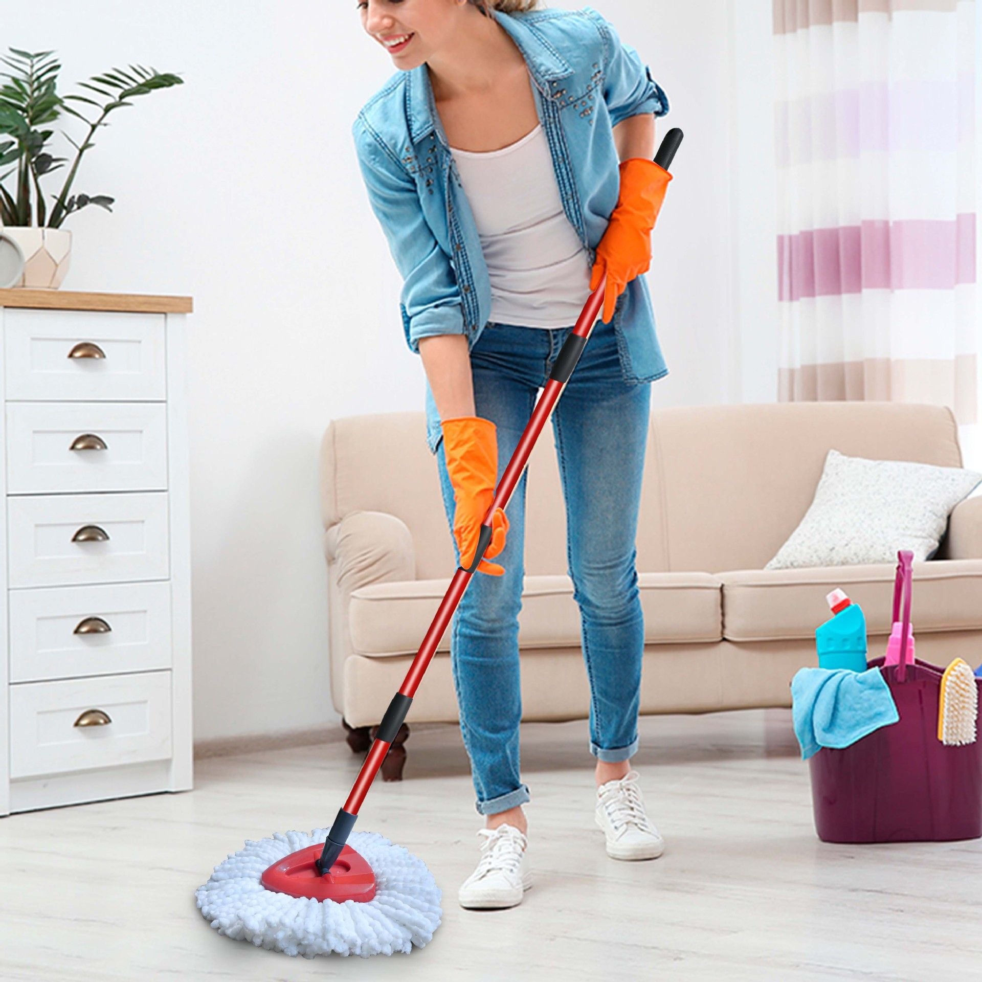 Moppstiel-Adapter für US-Grobgewinde