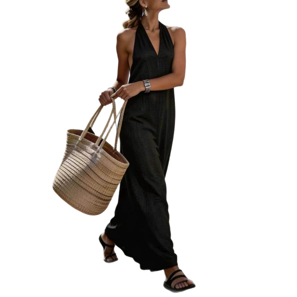 Halterneck Maxikleid – Figurbetont & elegant